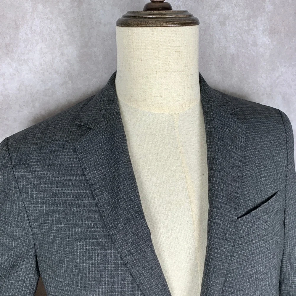 Banana Republic Blazer Jacket Men 38S Slim Smart Weight Performance Sport Coat